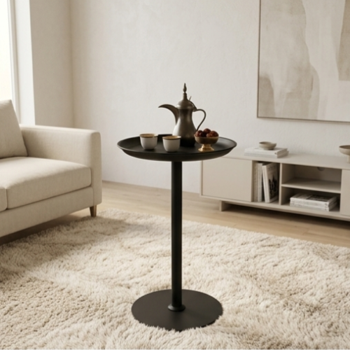 طاولة خدمة مفرد اسود