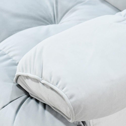 كرسي الغيمة استرخاء فخم هزاز دوار بحامل جوال رمادي...