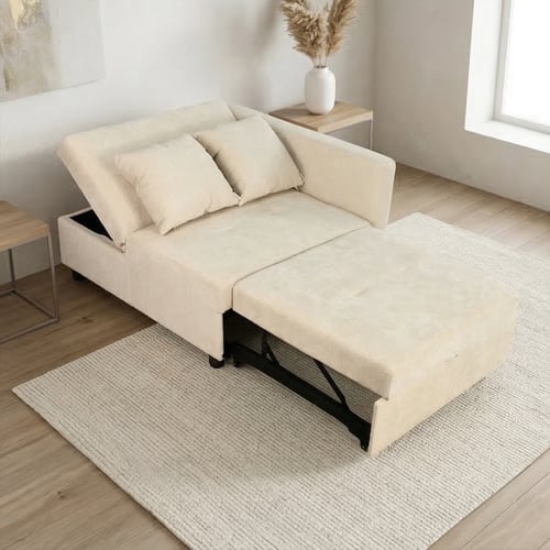 كنب سرير فخم مع تخزين بيج