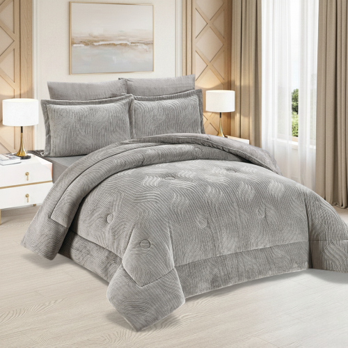 مفرش نافيرا الشتوي مخمل 4قطع نفر