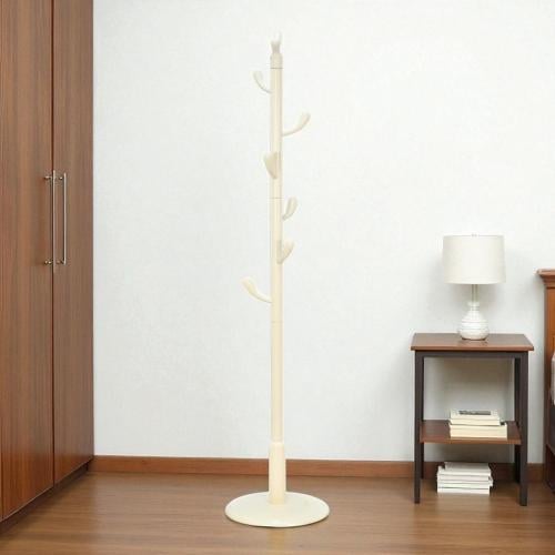 علاقة ملابس خشب مع أرفف تخزين 180 سم