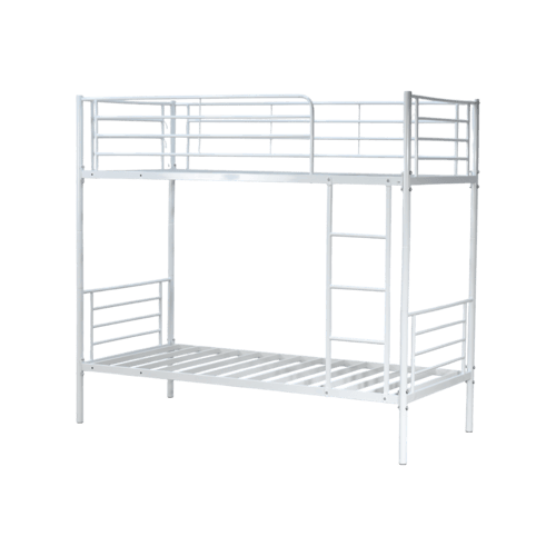 هيكل سرير دورين معدني أبيض 90×190 سم