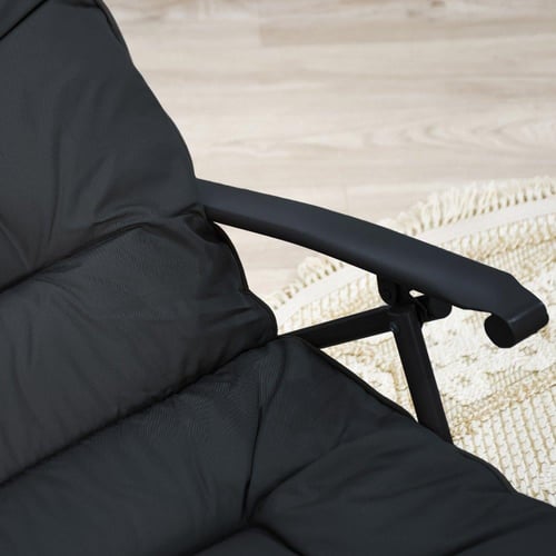 طقم كرسين وطاولة أسود