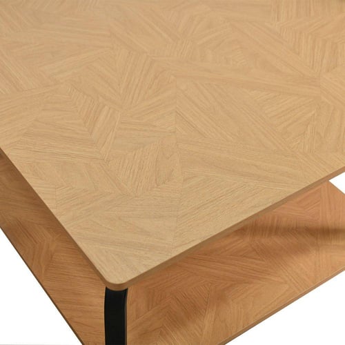 طقم طاولات خدمة 5 قطع 2 دور خشبي