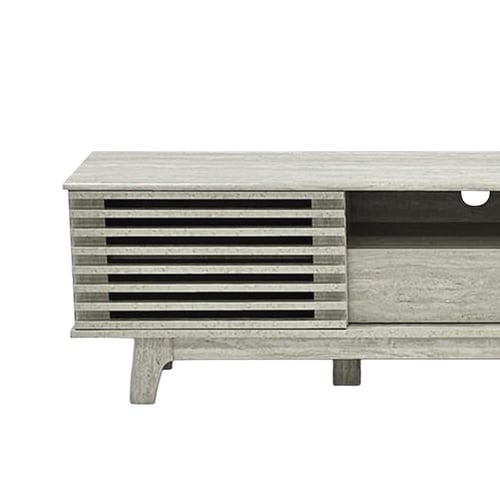 وحدة تلفاز خشبية رمادي 160 سم