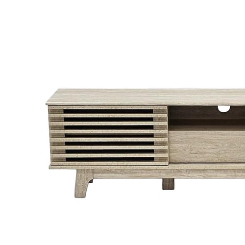 وحدة تلفاز خشبية بيج 160 سم