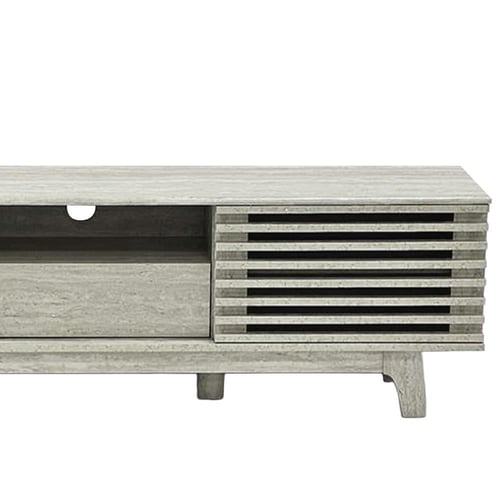 وحدة تلفاز خشبية رمادي 160 سم