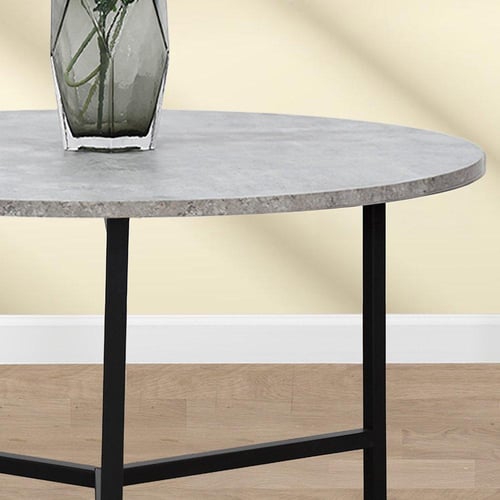 طاولة خدمة مفردة من الخشب والمعدن