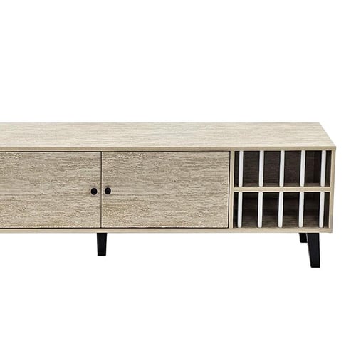 وحدة تلفاز خشبية مودرن بيج 160 سم