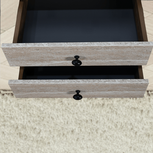 وحدة تلفاز مودرن خشبية 180 سم