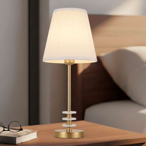 أباجورة طاولة معدنية تصميم أنيق