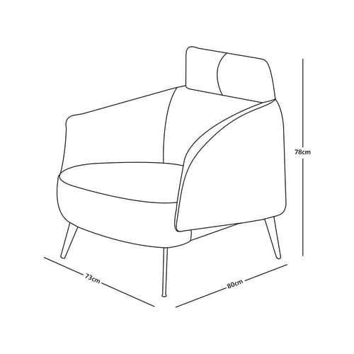 كرسي مفرد جانبي