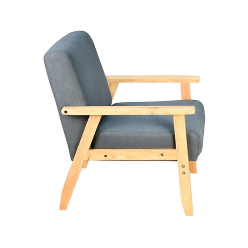 جلسة خارجية 5 مقاعد وطاولة خشب عصرية