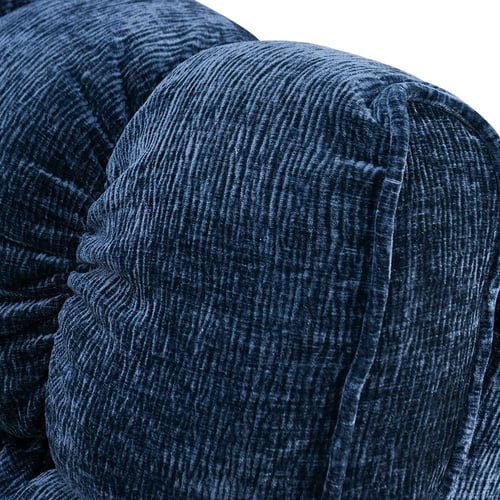 كرسي الغيمة استرخاء فخم هزاز دوار بحامل جوال ازرق