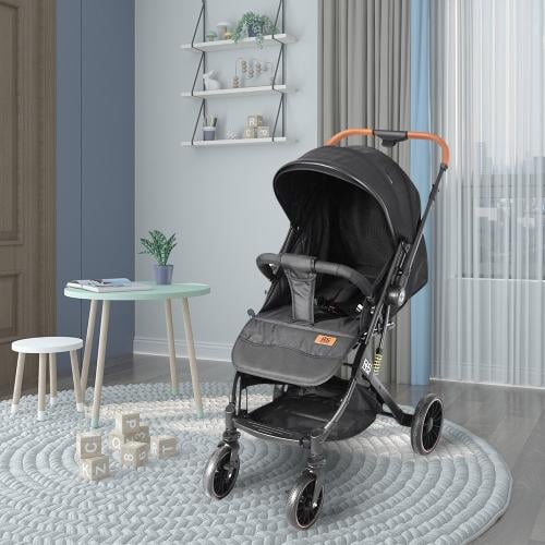 عربة اطفال اسود