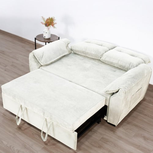 كنبة قابلة للتعديل إلى سرير - اوف وايت