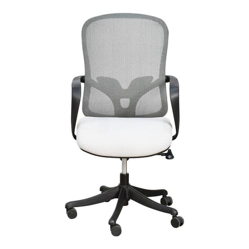 كرسي مكتب مودرن دوار قابل للتعديل رمادي