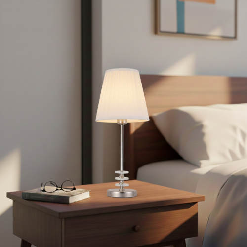 أباجورة طاولة معدنية تصميم أنيق