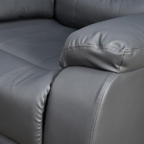 كرسي استرخاء فخم هزاز دوار بتصميم عصري جلد