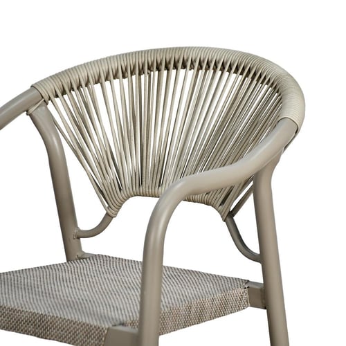 جلسة خارجية 2 مقعد و طاولة بسطح زجاجي