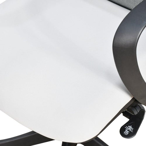 كرسي مكتب مودرن دوار قابل للتعديل رمادي