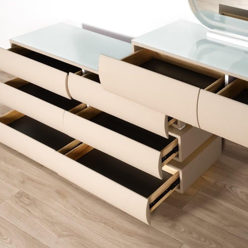 تسريحه مع مرآة مضيئة وسماعة بلوتوث من نافيرا هوم -...