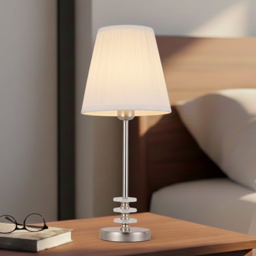 أباجورة طاولة معدنية تصميم أنيق