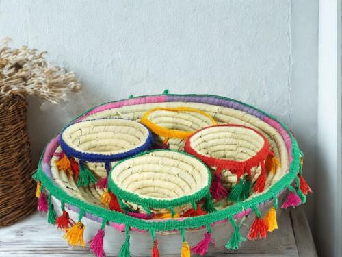 صحن تقديم خوس 4 أصناف