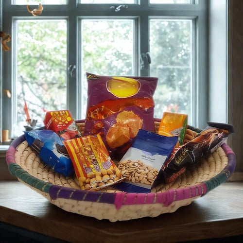 صحن خوص ابيض (وسط)