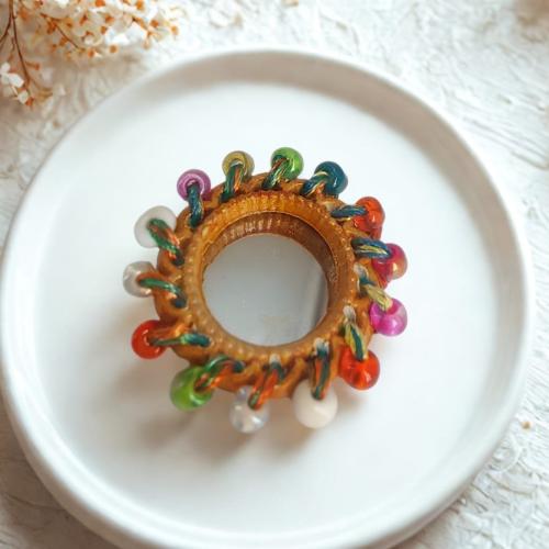 حلقات مرايا مزخرفة