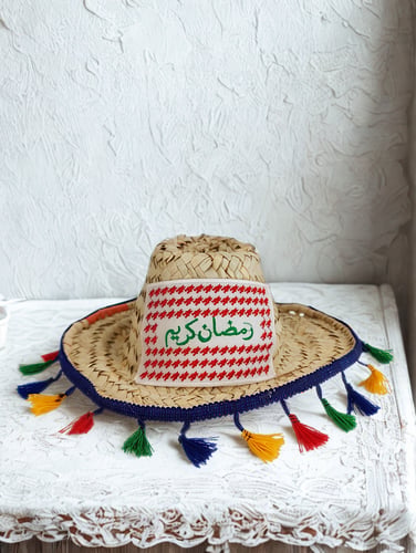 طاقيه مزينه