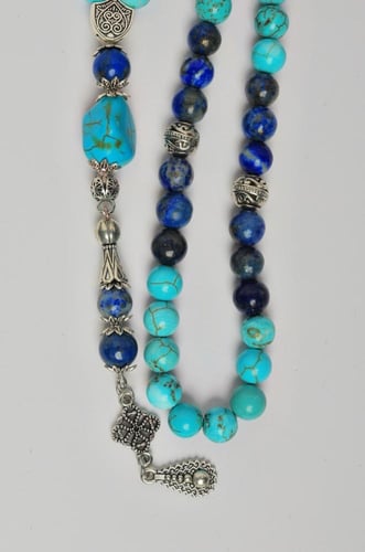 سبحة فيروز ولازورد 45 ×8mm