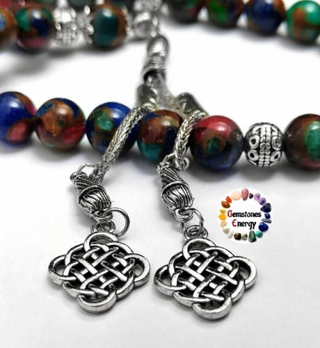 سبحة 33 حجرا مقاس 10 مم..