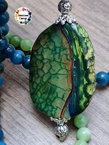 سبحة 99حجرا مقاس 8مم. من أحجار طبيعية