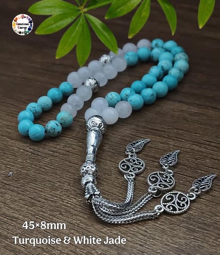 سبحة 45 حجرا مقاس 8 مم.