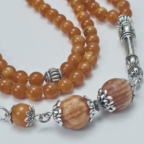 سبحة كهرمان 99×6mm