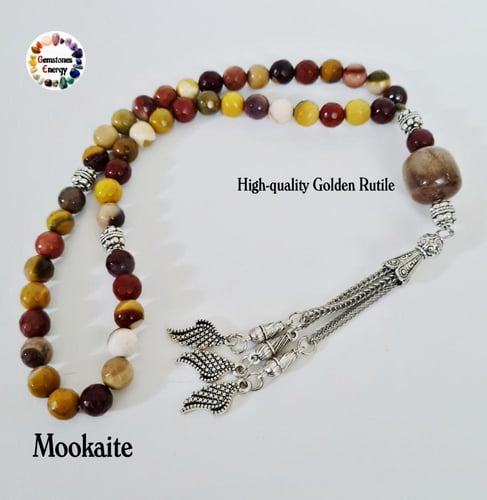 سبحة 45 حجرا مقاس 8مم. اجعل لحظاتك اليومية أكثر تم...