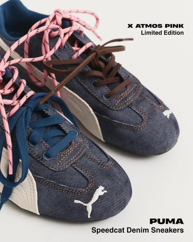 PUMA × ATMOS PINK Speedcat Denim – Limited Edition
