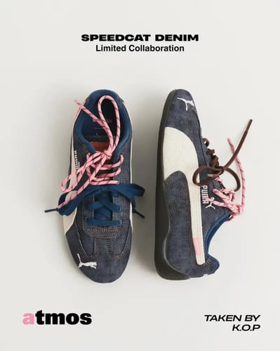 PUMA × ATMOS PINK Speedcat Denim – Limited Edition
