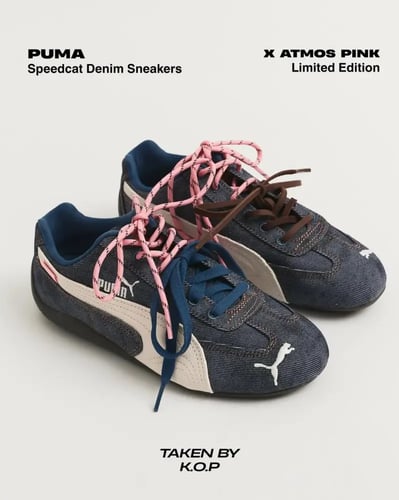 PUMA × ATMOS PINK Speedcat Denim – Limited Edition
