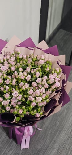 بوكيه حرير البنفسج