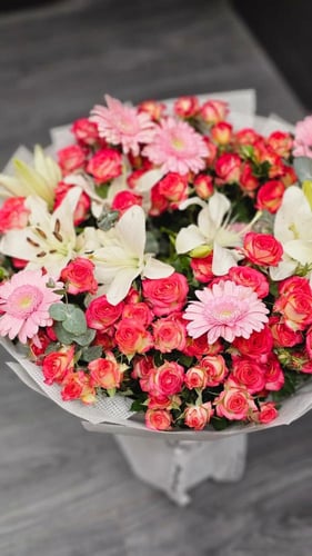 باقه البيبي روز والجاربيرا