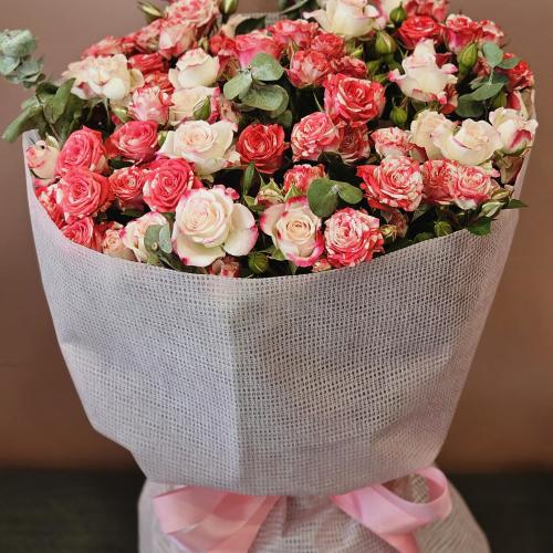 باقة البيبي روز بدرجات الوردي