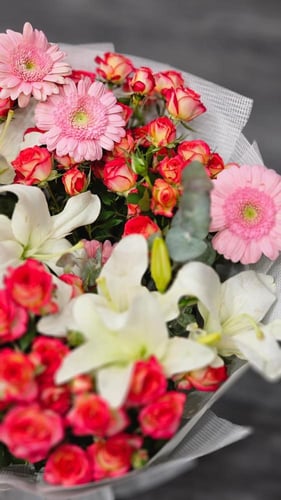 باقه البيبي روز والجاربيرا