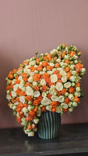 فازة الأورنج مع الابيض