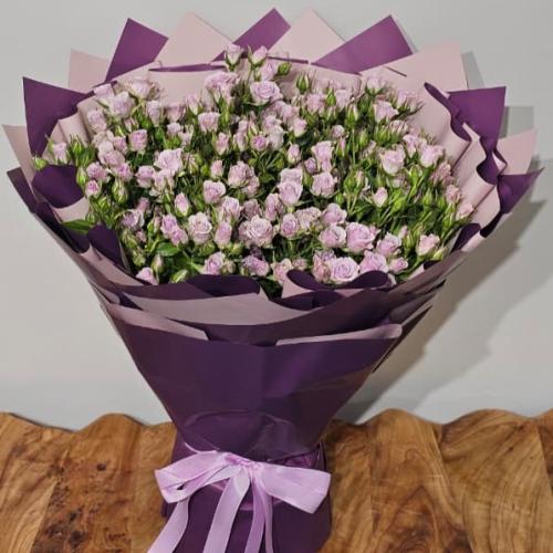 بوكيه حرير البنفسج