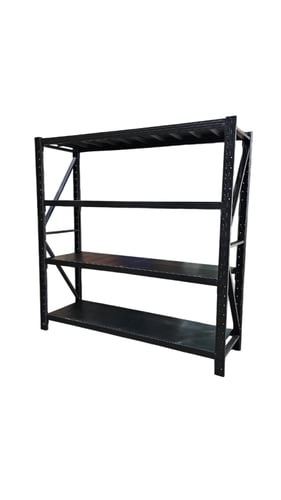 رفوف تخزين مستودعات اسود حمولة 300.كجم