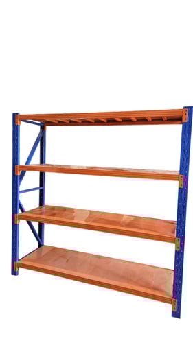 رفوف تخزين مستودعات ابيض - اسود حمولة 300.كجم