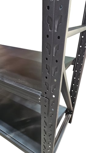 رفوف تخزين مستودعات اسود حمولة 300.كجم