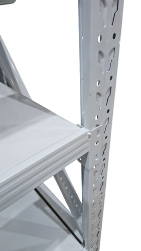 رفوف تخزين مستودعات ابيض حمولة 300.كجم